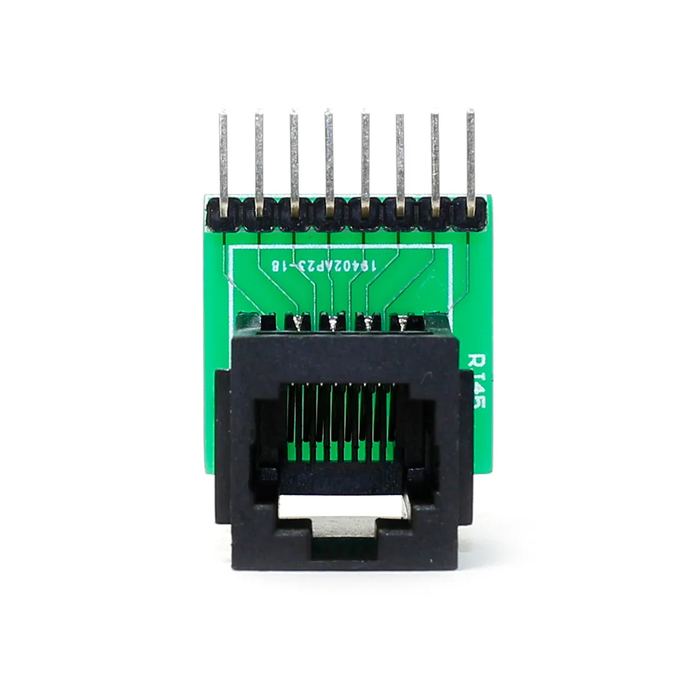 RJ45 8-контактный разъем и комплект коммутационной платы