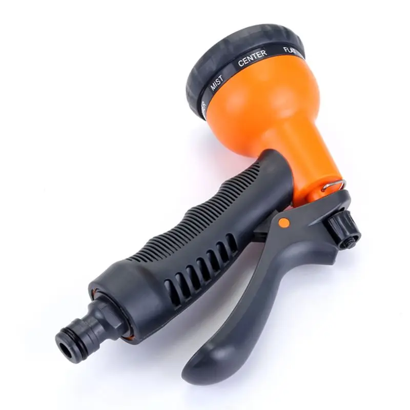 

8 Pattern Water Garden Spray Hose Home Car Wash Nozzle Backyard Multifunctional Sprinkler Tools