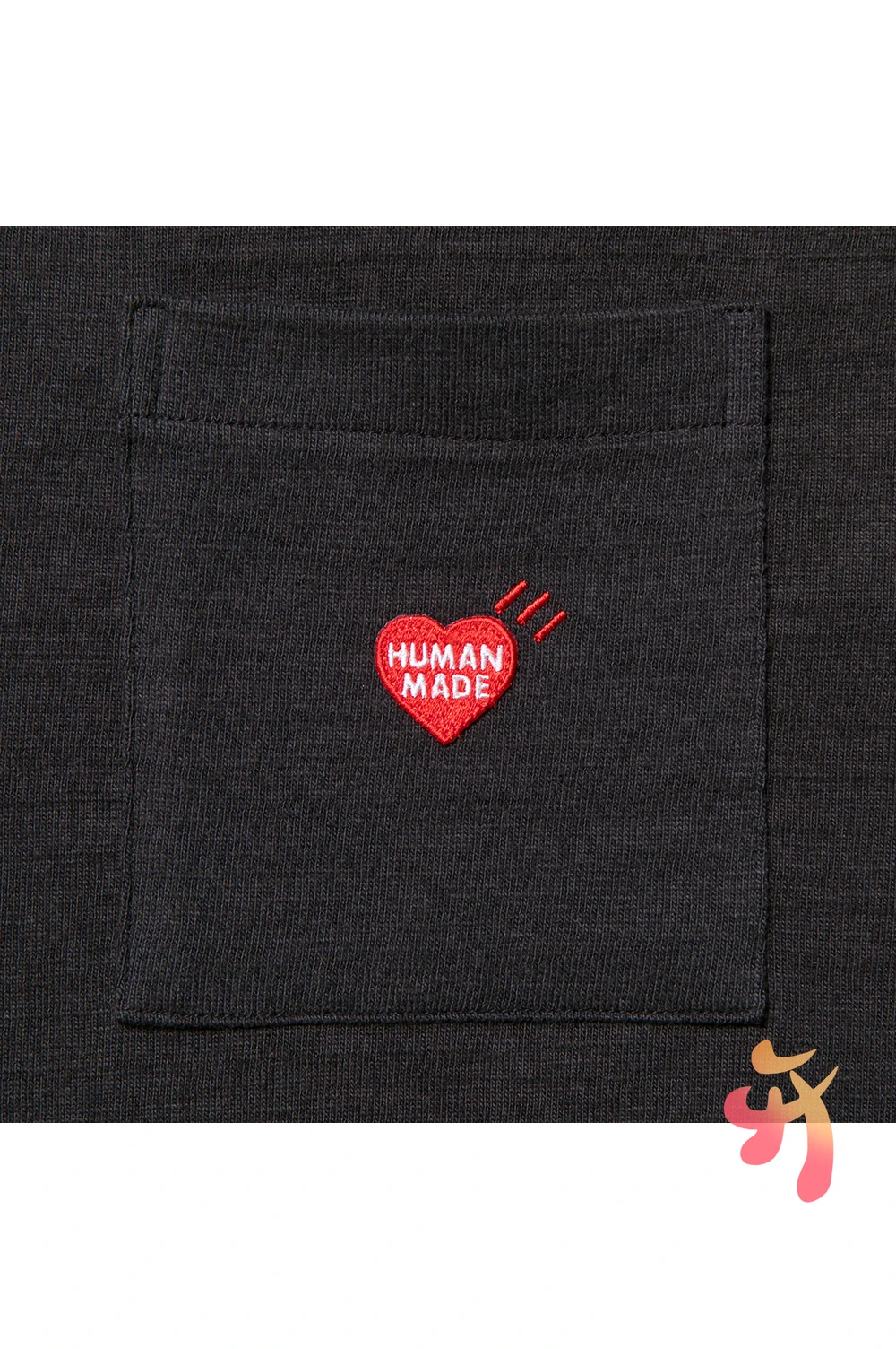 

Oversize Human Made T-shirts High Quality Love Pocket Polar Bear Print Slub Cotton Top Tees Men Women Human Made Casual Tshirt