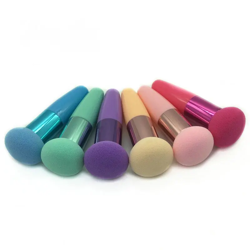 Косметическая пуховка кисть для пудры милая губка в форме гриба макияжа основы