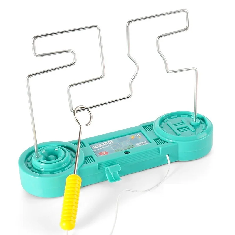 

Classic Electric Kindergarten Science Electric Bump Maze Toy Training Concentration Kids Table Games Toys for Children Gifts