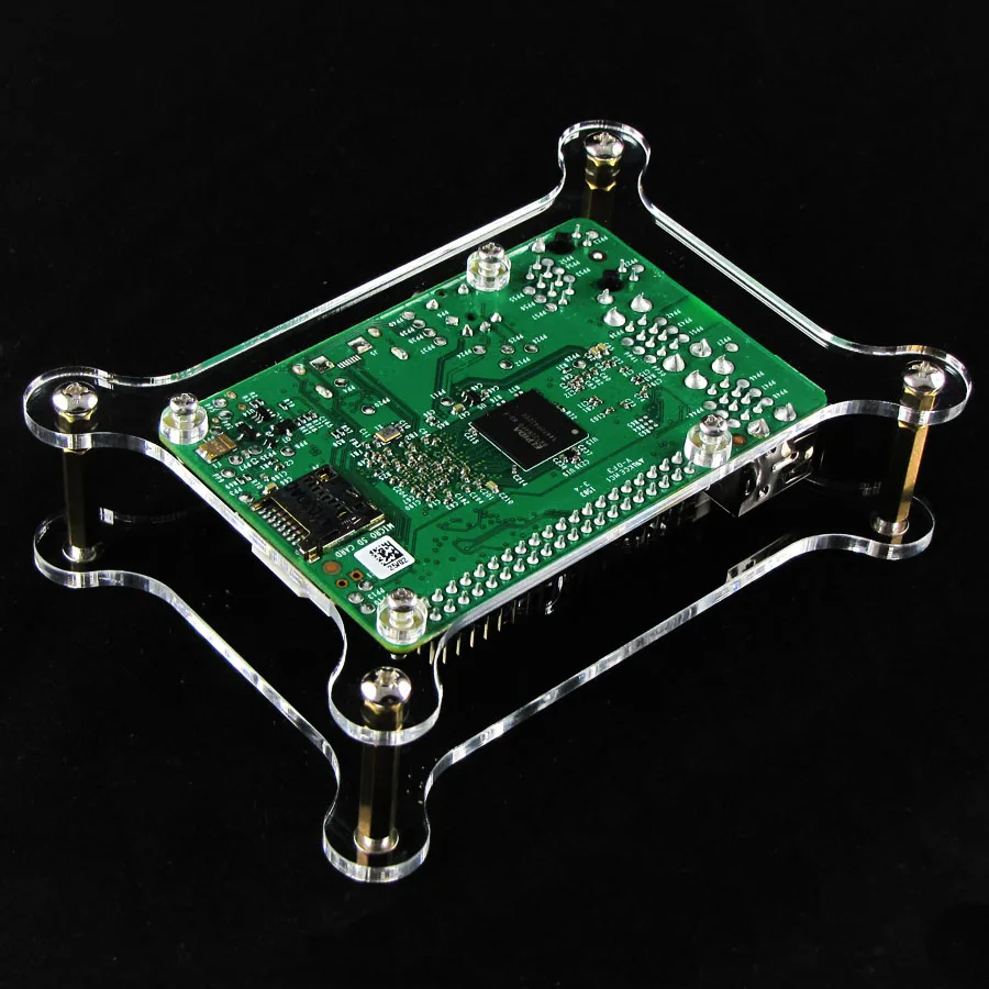Чехол A1: Raspberry PI 4 Модель B прозрачный акриловый чехол корпус коробка для 3 model + и