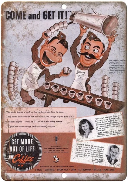 

Get More Out of Life with Coffee Tin Sign art wall decoration,vintage aluminum retro metal sign