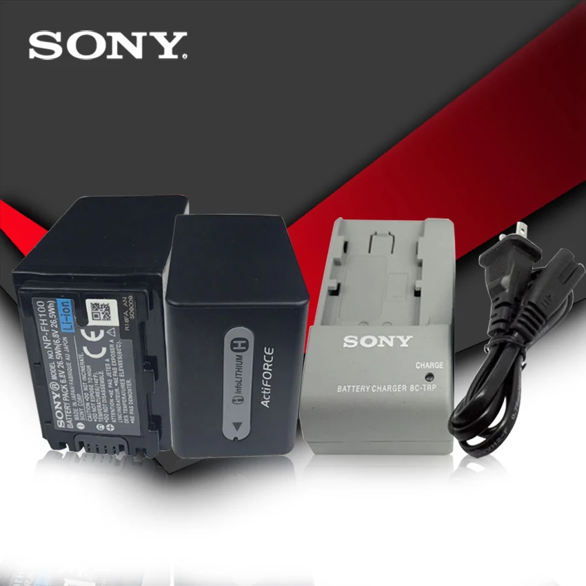 2 шт./лот Sony Original NP-FH100 NP FH100 Аккумулятор для камеры задняя фотография | Электроника
