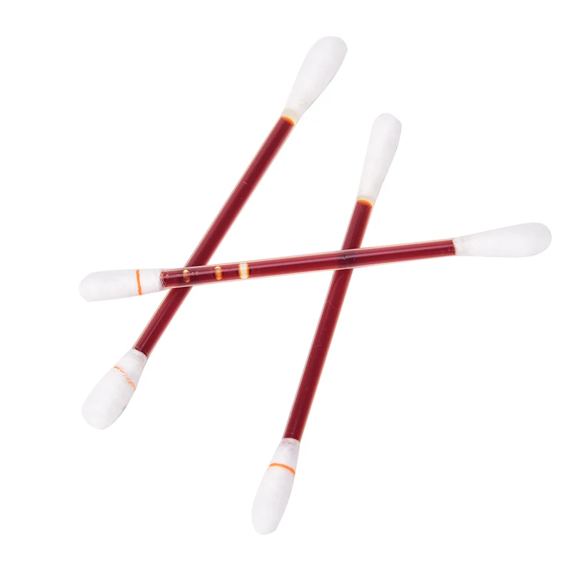 100 шт. одноразовые медико йод ватную палочку с йодом для дезинфекции ватный