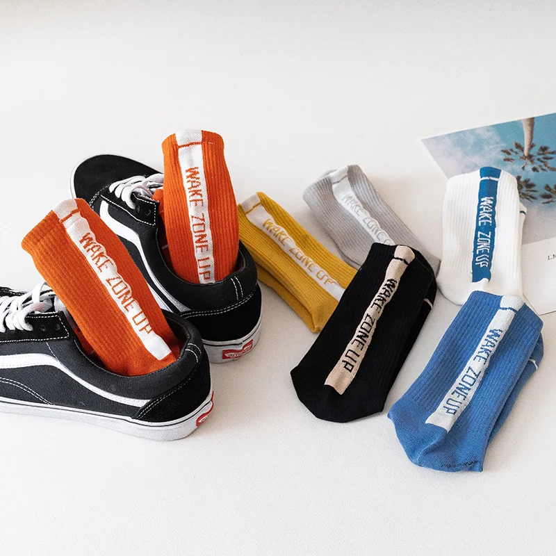 

CARTELO Basketball Socks Breathable Cotton Socks Autumn Winter Sports Running Sweat Absorbent Solid Color Skateboard Men Socks