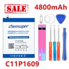 Chensuper новейший аккумулятор 4800 мАч для ASUS C11P1609 Zenfone 3 max 5,5 дюйма ZC553KL X00DDA + Бесплатные инструменты