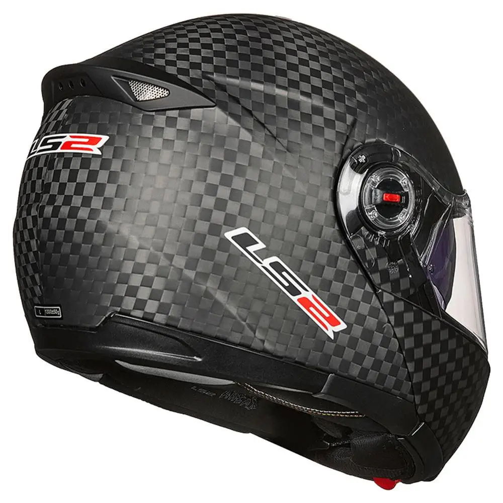 LS2 FF94 углеродное волокно туристический мотоциклетный шлем откидной модульный