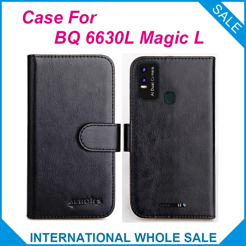 

BQ 6630L Magic L Case 6 Colors Flip Slots Leather Wallet Cases For BQ 6630L Magic L Cover Slots Phone Bag Credit Card