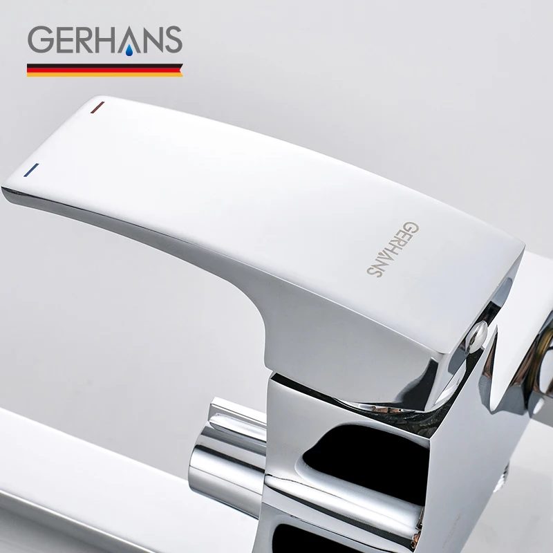 GERHANS Faucet K13014 Смеситель для ванны Цвет: Хром|Смесители ванны| |