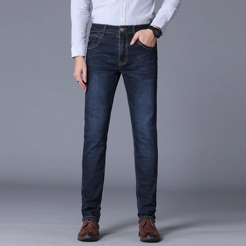 Брюки мужские джинсовые стрейчевые Стрейчевые брюки из денима в Корейском стиле