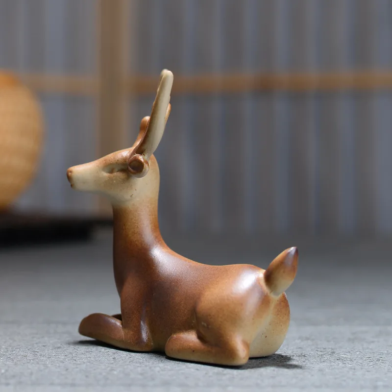 Керамические горшечные растения для оленя суккулента безопасный настоящий