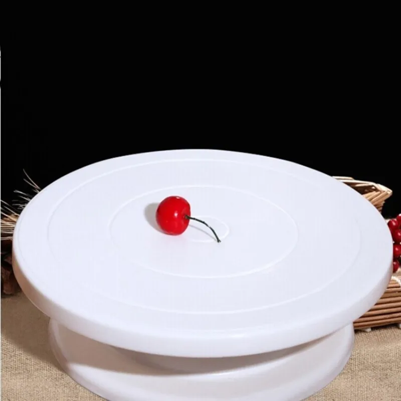Вращающаяся пластиковая подставка для торта вращающаяся торта|Поворотные