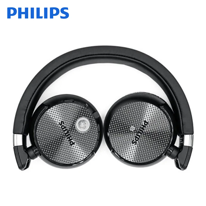 Оригинальные беспроводные bluetooth-наушники Philips SHB8850 с активным шумоподавлением, NFC гарнитура с микрофоном, официальное подтверждение