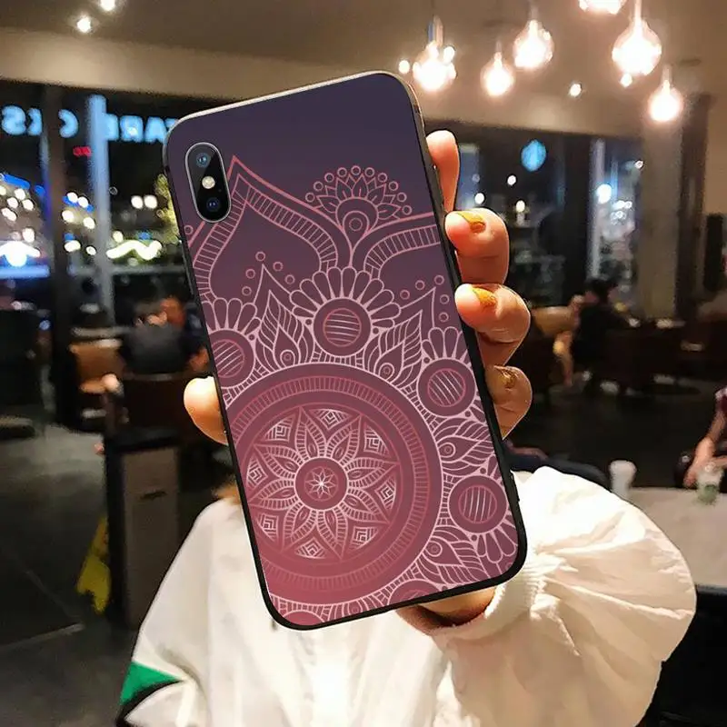 

Mandala Paisley Phone Case for iPhone 11 12 pro MINI XS MAX 8 7 6 6S Plus X 5S SE 2020 XR