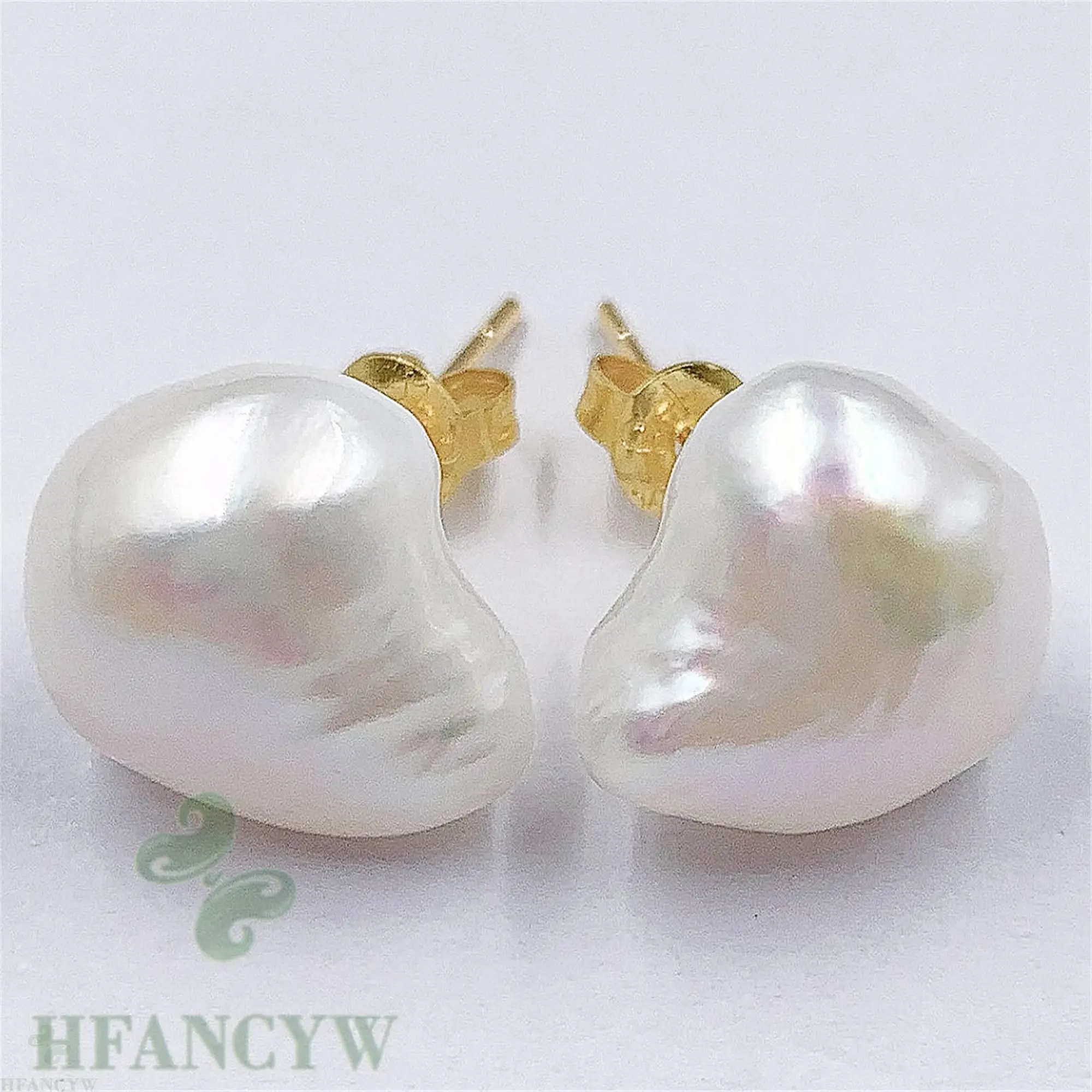 Белые жемчужные серьги в стиле барокко роскошные вечерние гвоздики подарок