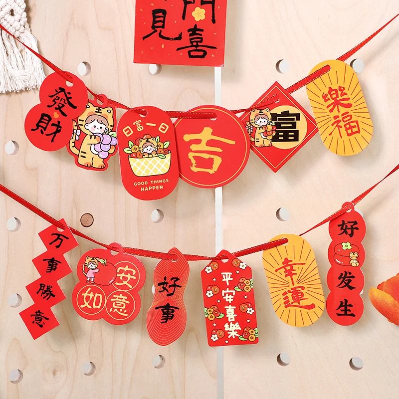 Новогодние украшения Yoofun подвески на удачу для весеннего фестиваля дома офиса