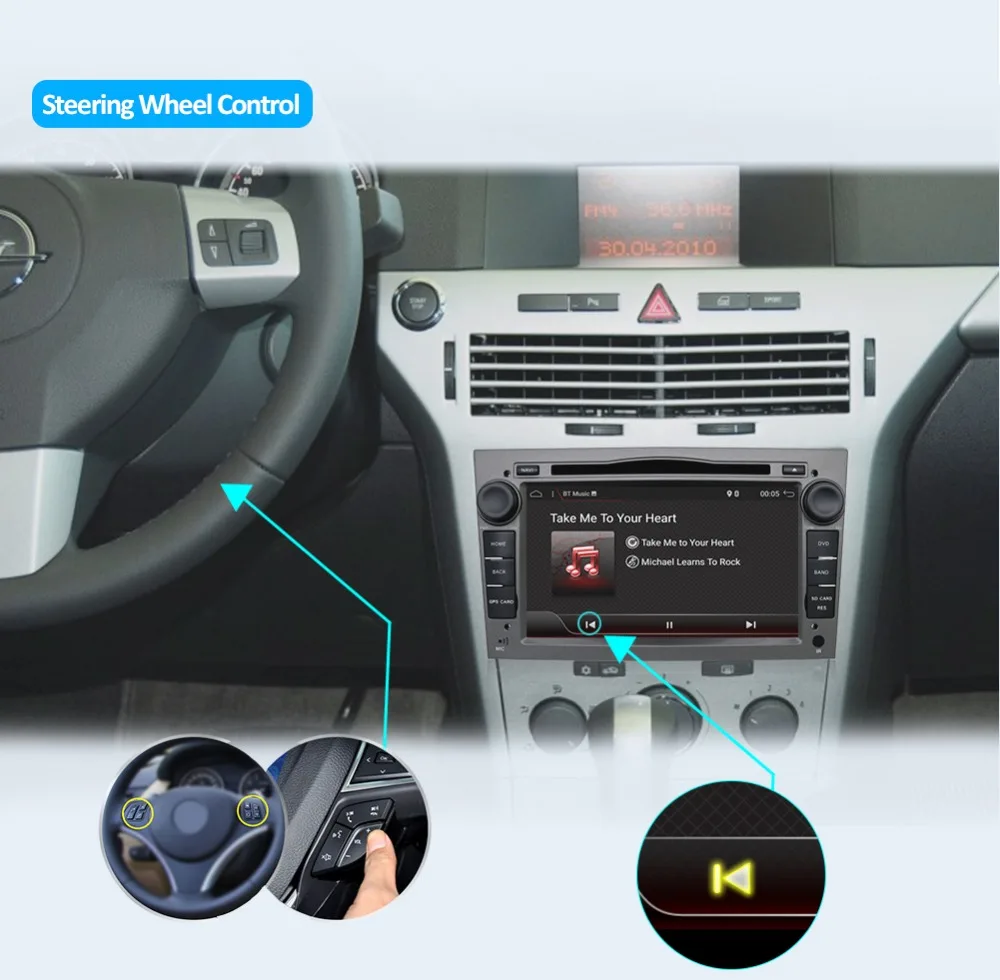 2G ram Android 9,0 автомобильный dvd-плеер gps навигационная система для Opel Zafira B Vectra C D Antara Astra H G Combo с BT Радио 1080p