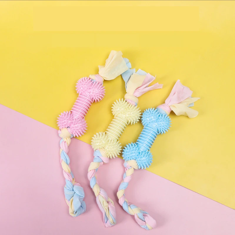 

New Pet Cat and Dog Chewing Toy Interactive Dog Ropes Molar Toy Dog Training Toy Small Pet Products Accessories