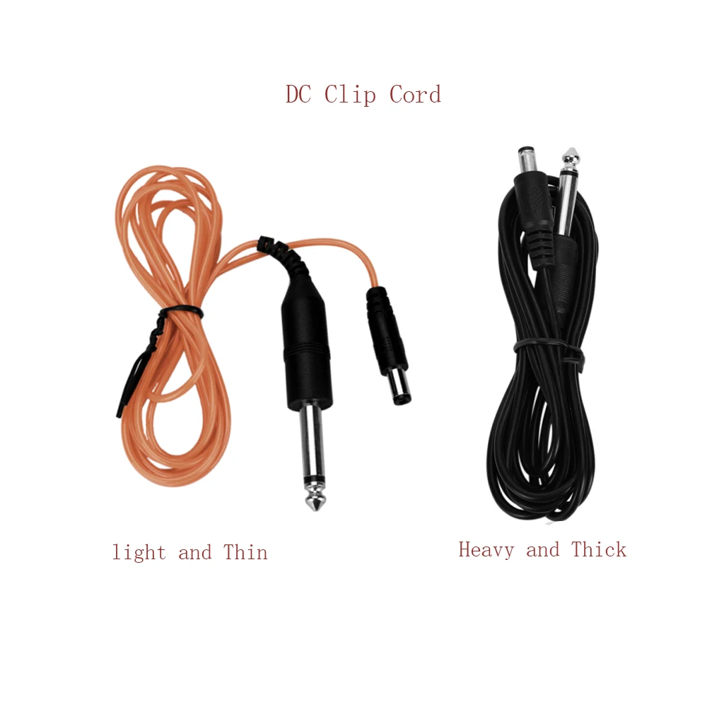Шнур с зажимом постоянного тока для блока питания татуировки RCA кабель машинки