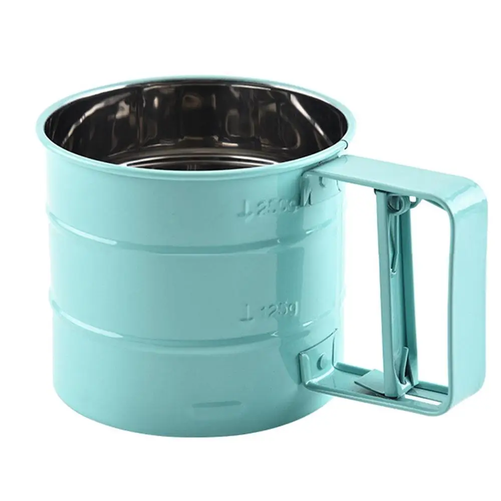 

Powder Sieve Mesh Safe Family Durable Stainless Steel Suitable BBQ Flour Coffee Sifter Baking Stainless Steel Flour Sieve Cup