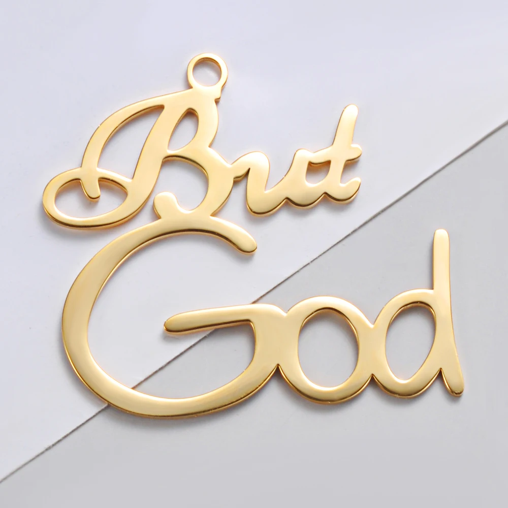 5 шт./лот Высококачественная зеркальная полировка из нержавеющей стали 100% но Бог