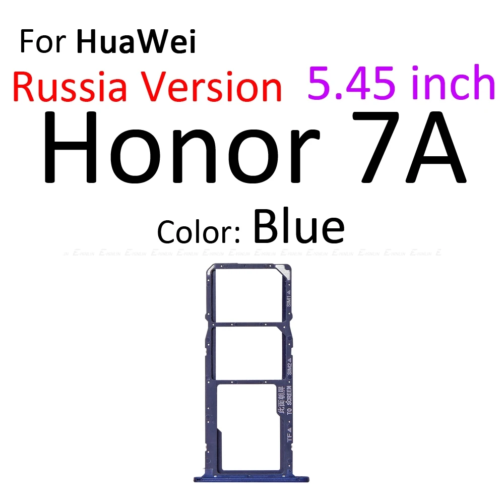 Лоток для Micro SD/Sim-карты HuaWei Honor 7A 5 45 7 Pro гнездо адаптера держатель слота контейнер