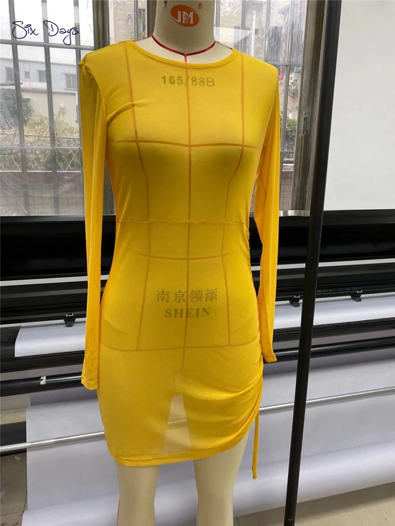 

Women's Swimwear 2021 Summer Beach Bikini Sexy See Through Gauze Cover Up Robe Girl Beachwear Sunscreen Long Sleeve Top Black