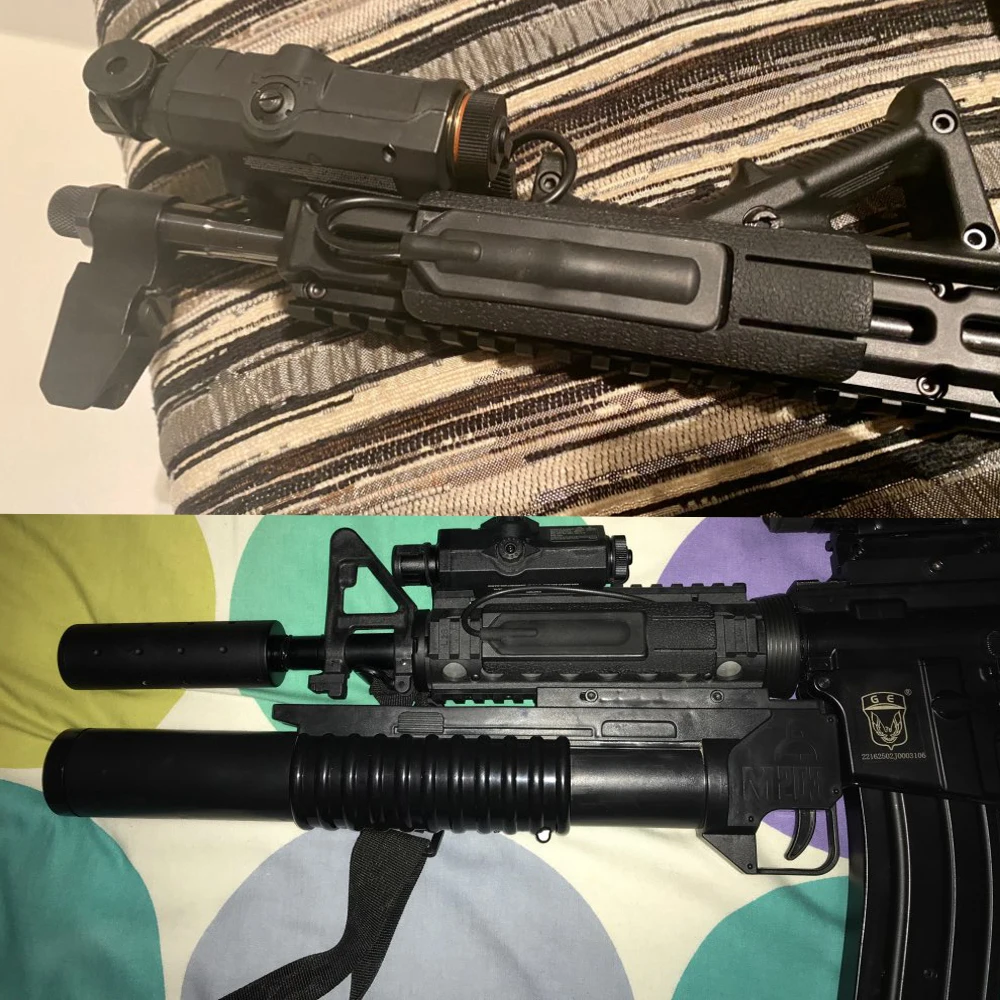 WADSN Тактический Airsoft 4 125 &quotайтиай TD шрам карман Панель фонарик PEQ15 DBAL A2