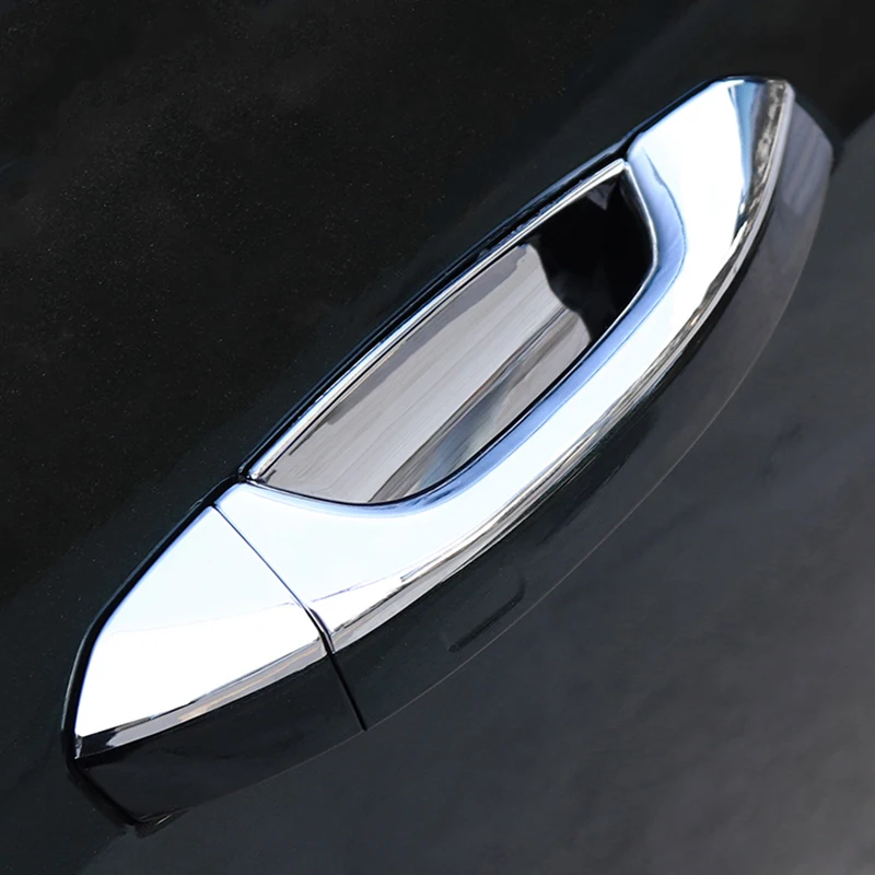 

Автомобильные наклейки, яркое посеребрение, наружная дверная ручка, ручка, обшивка, ABS хорошо подходит для Audi A6 C8 2018-20, автомобильные аксессу...