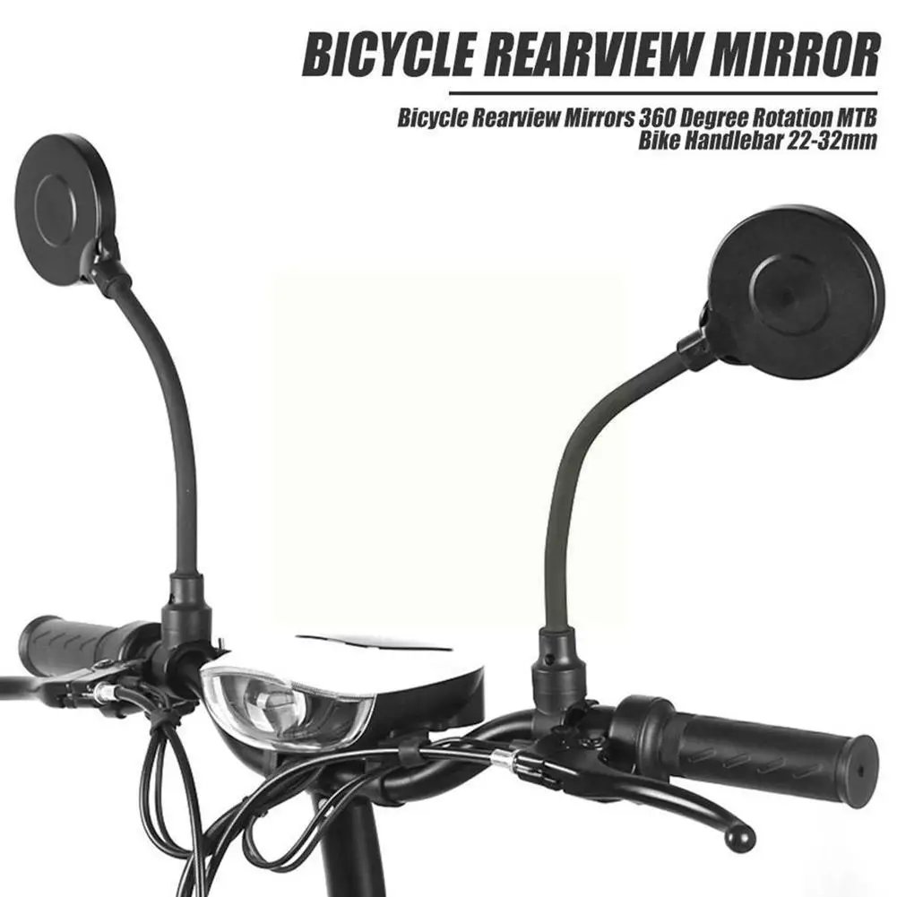 

2pcs Bike Mirror Long Bicycle Rearview Handlebar Mirrors Adjusting Large Screen Bicycle Rearview Mirror Parts For Bike Mtb M1i7
