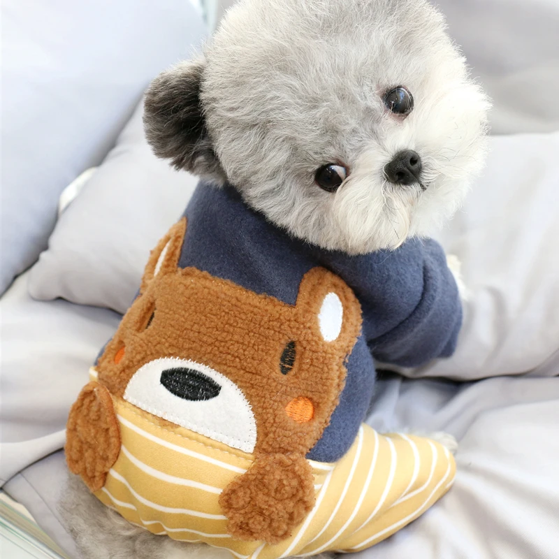 Одежда для собак зимние теплые куртки одежда щенков собачий костюм наряд зимняя