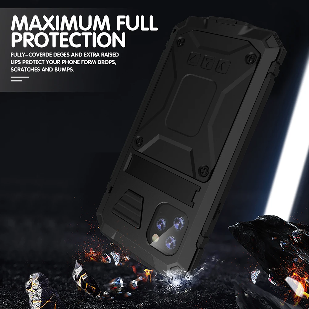 Чехол для iphone 11 Pro Max ударопрочный грязеотталкивающий водонепроницаемый
