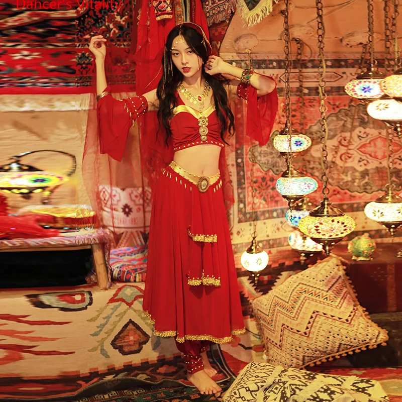 Комплект одежды для костюмированной вечеринки Костюм Танцев Живота из 4