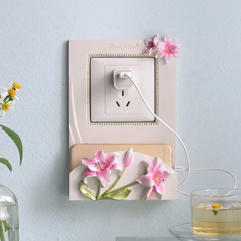 Тканевый переключатель с рисунком в горошек для комнаты наклейка ключом и