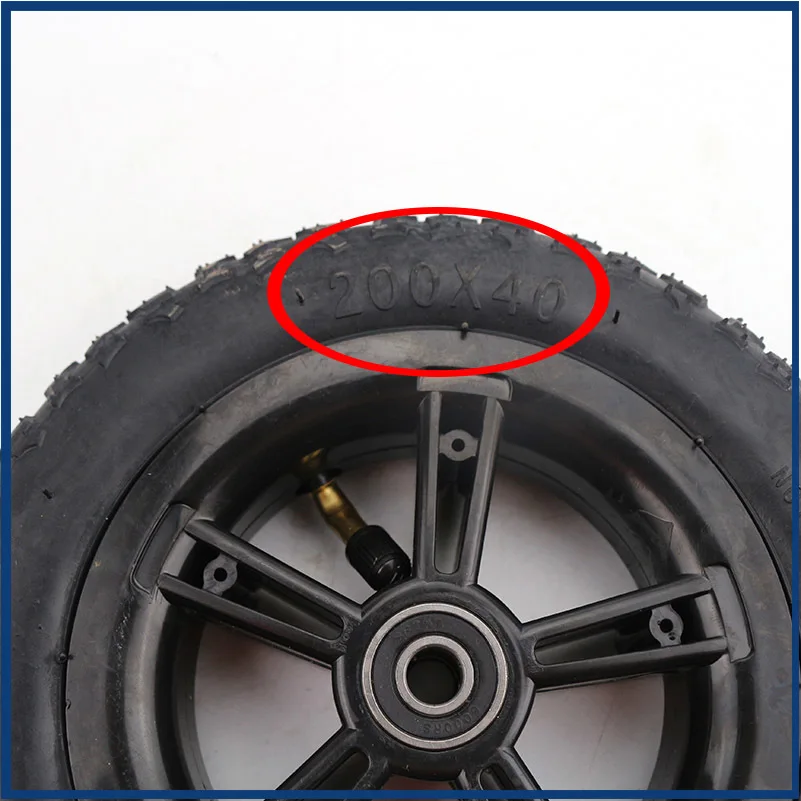 200X40 Складная велосипедная шина резиновая для скутера автомобиля мотоцикла