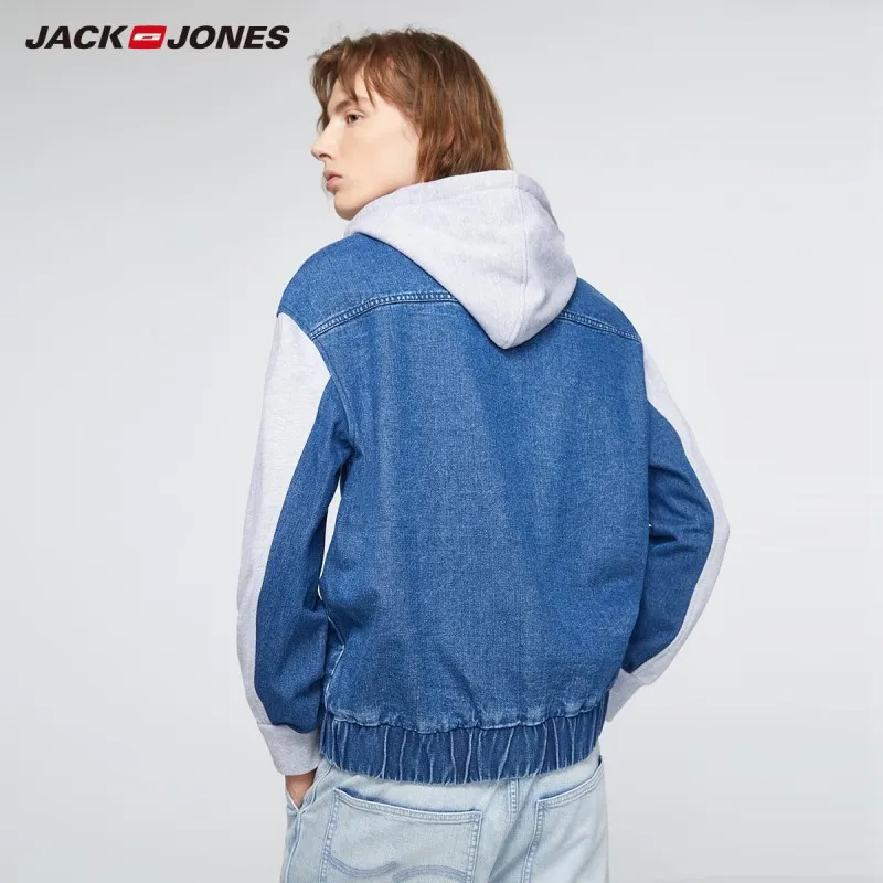 Куртка JackJones мужская с капюшоном хлопок деним рубашка уличная одежда 219357506 |
