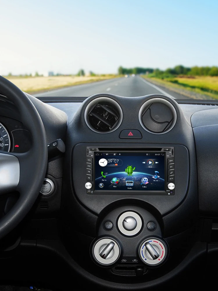 Android 10 Универсальный 2 Din Автомобильный dvd-плеер радио GPS навигация Bluetooth Wifi двойной