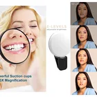 Зеркало для самостоятельной стрижки волос, тройное складывание на прочная аккумуляторная градусов, со светодиодсветильник кой, 360