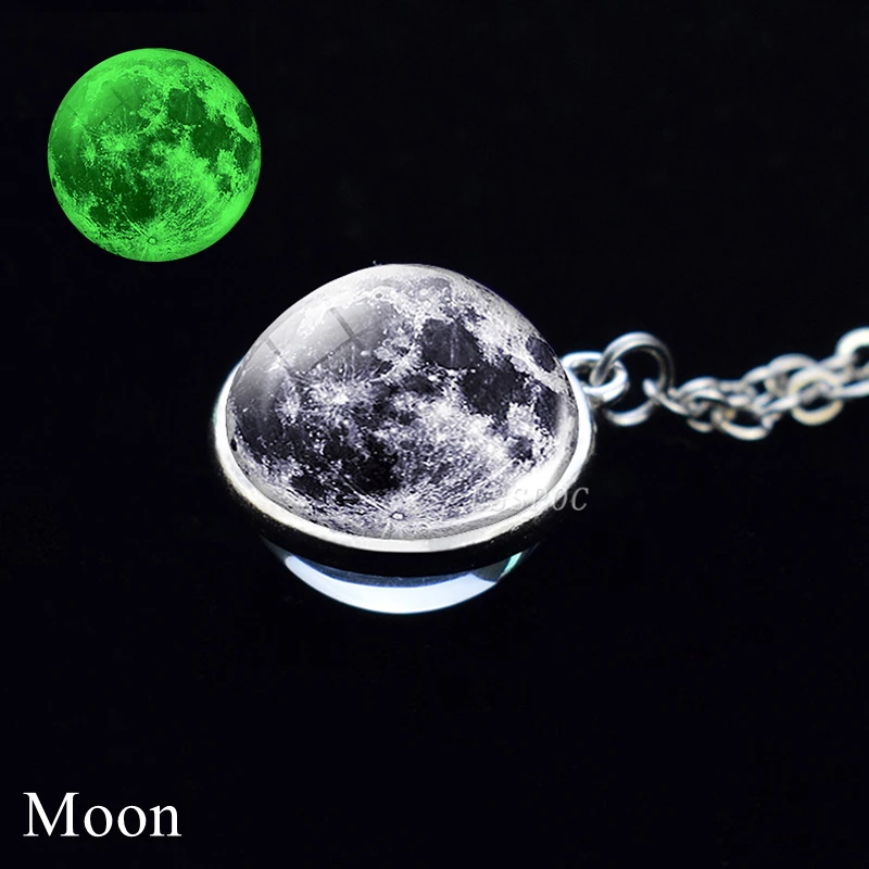 Ожерелье светящееся в темноте галактика космическая планета Вселенная