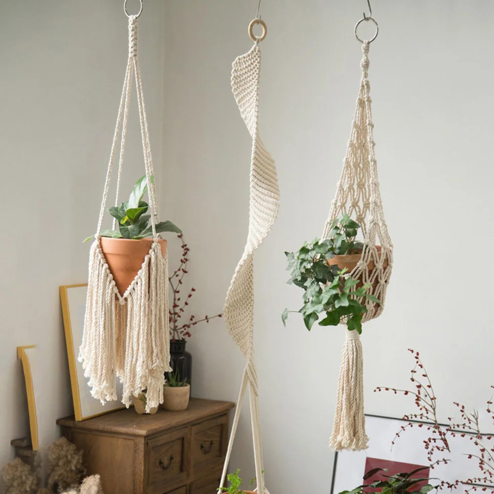 Держатель для растений корзина Mcrame вешалка подвесное украшение во дворе