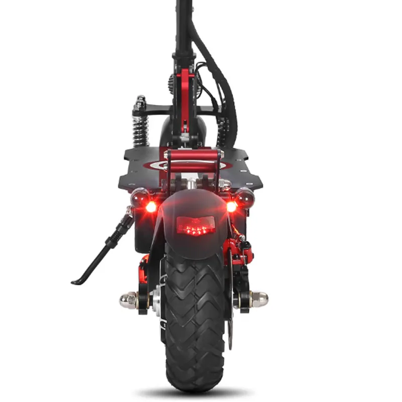 

COOLFLY New 10inch 52v 2000w 20.8ah Powerful Dual Motors Dual Spring Suspension Off Road Electric Scooter Foldable Alarm