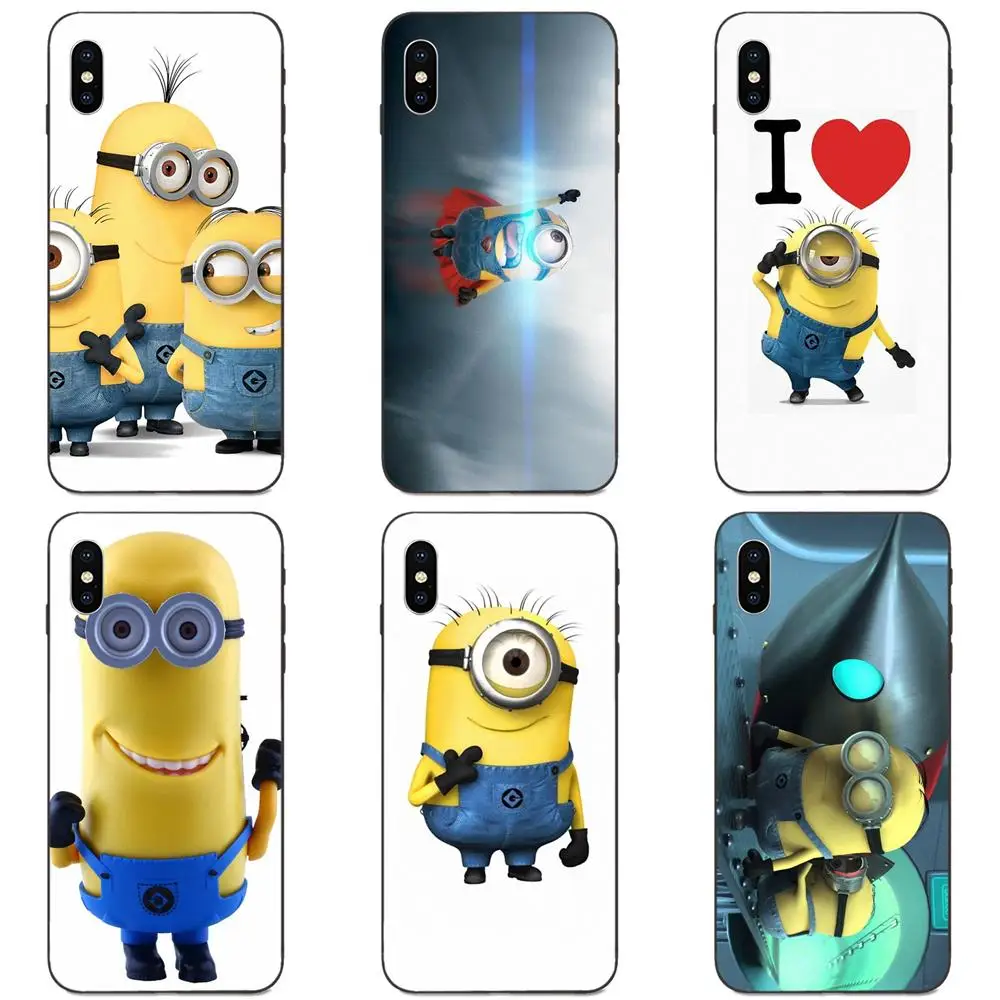 Мягкая ТПУ Новая мода для Xiaomi Redmi Note 3 3S 4 4A 4X 5 5A 6 6A 7 7A K20 Plus Pro S2 Y2 Y3 Red Fruit On Minion