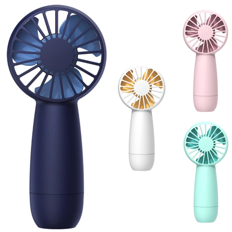 

Mini Handheld USB Fan, Portable Battery Operated Fan with Lanyard, Personal Pocket Fan Rechargeable Battery