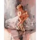 SDOYUNO Набор для рисования по номерам балетки для девочек Рисунок масляные, акриловые краски по номерам на холсте домашний Спальня стены ремесла изображение