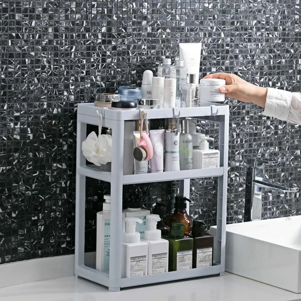 4-х уровневая кухонная полка для хранения в ванной комнате органайзер книг обуви |