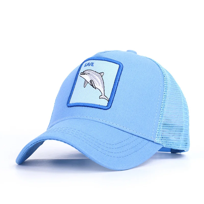 5-Blue-Save MuseLife модные сетчатые Бейсбол Кепки унисекс милые колпачки для животных Для женщин& Для мужчин Snapback Кепки папа шляпа летняя кости регулируемые мужские и женские бейсбольные кепки - Цвет: 5-Blue-Save