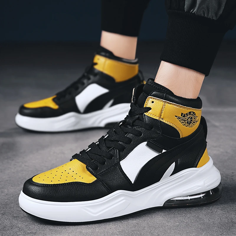 Мужская Баскетбольная обувь Уличная баскетбольная культура спортивная высокое