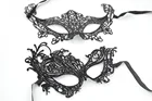 Сексуальная Женская Черная кружевная маска с вырезом на глаза для маскарада, маскарадного платья, костюма для Хэллоуина