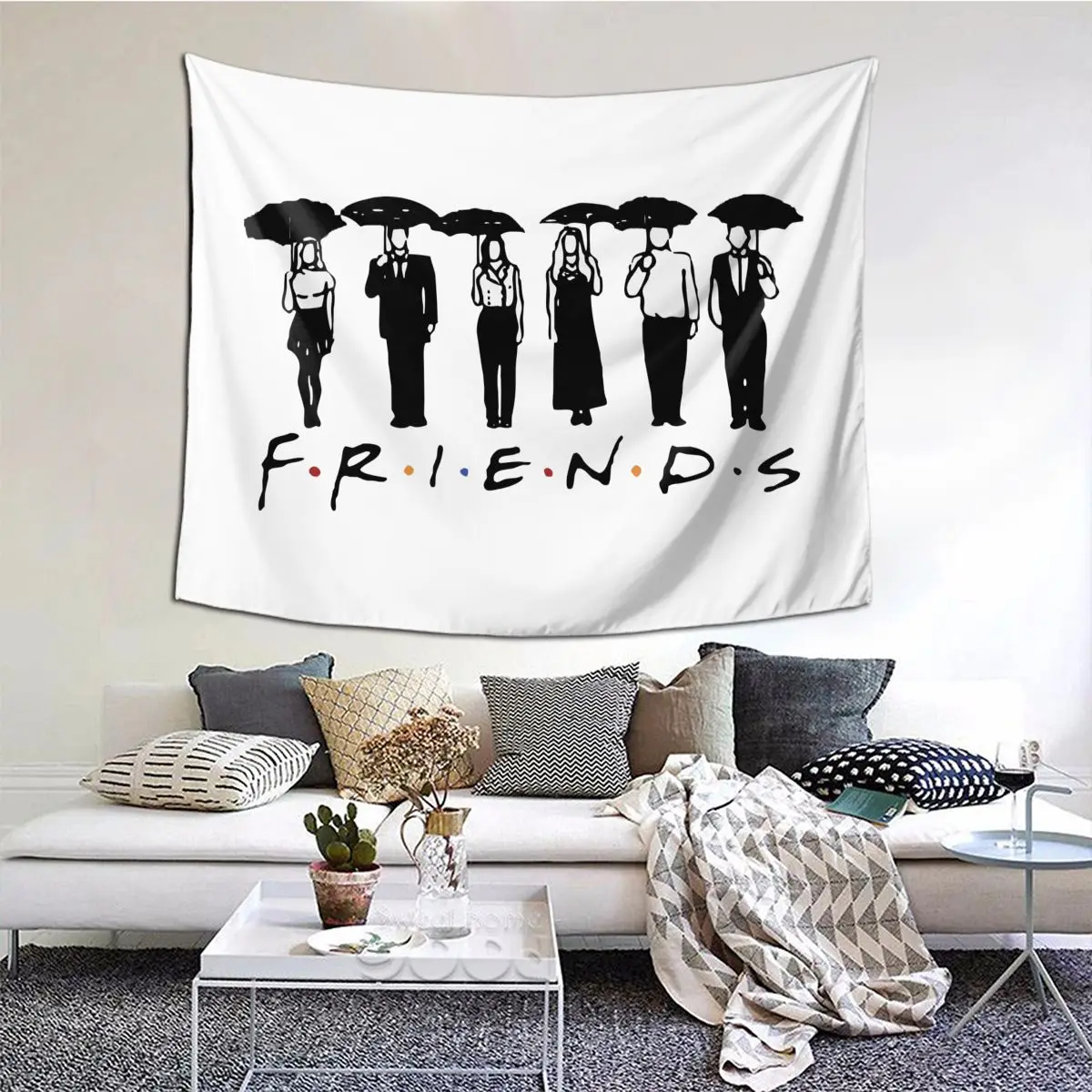 Друзей гобелен Tapiz Шторы Моника Чандлер цитаты Смешные 90 Рашель Ross сериал